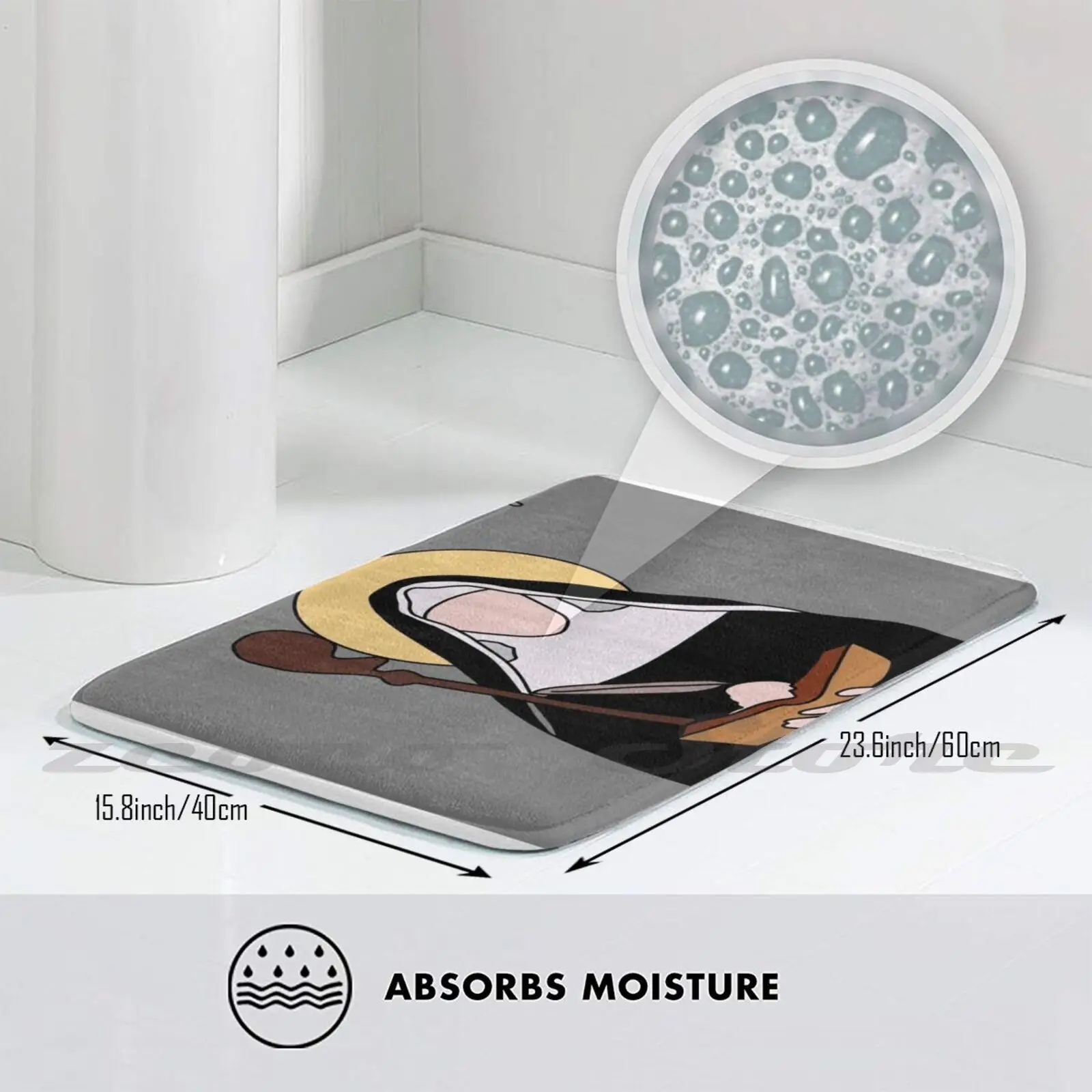 Мягкий Нескользящий Коврик Saint hildeard ковер подушка для церкви и христианских