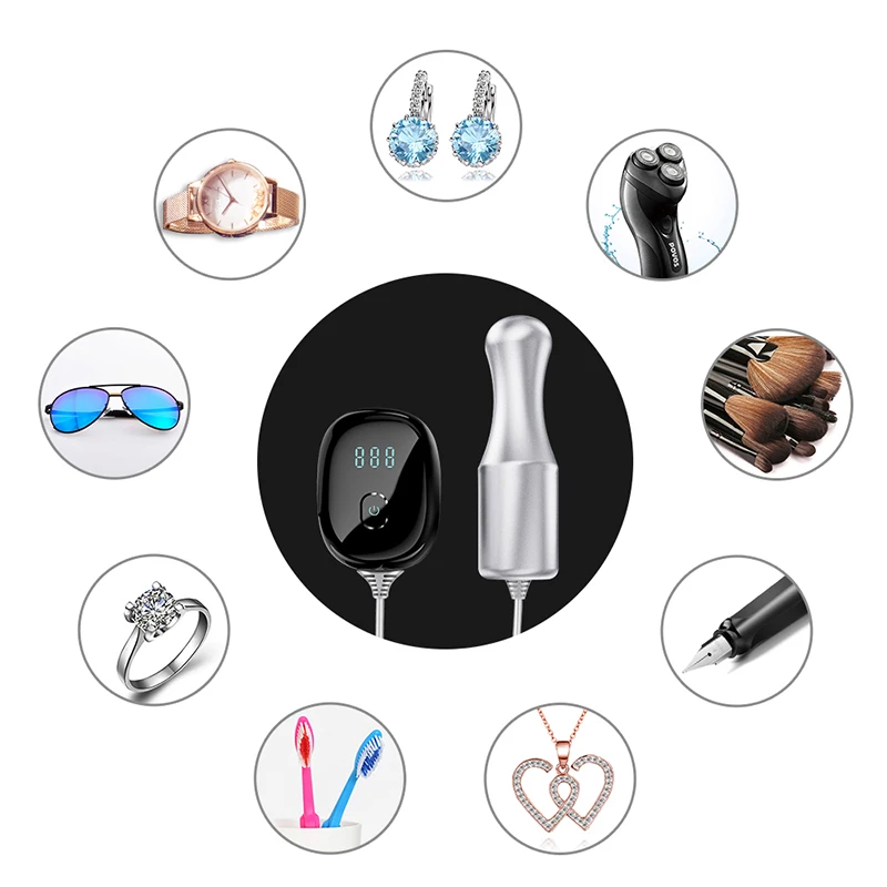 Портативный Ультразвуковой Очиститель 100 Вт для фруктов овощей ювелирных