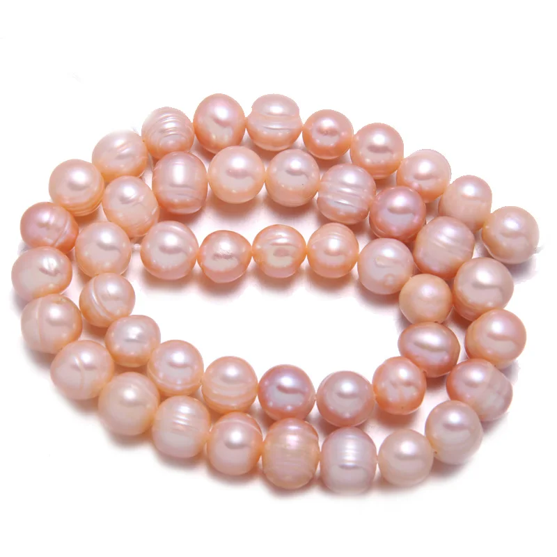 

Natural Freshwater Pearl Beads High Quality 36cm Round Shape Punch Loose Beads for DIY Elegant Necklace Bracelet Jewelry Making
