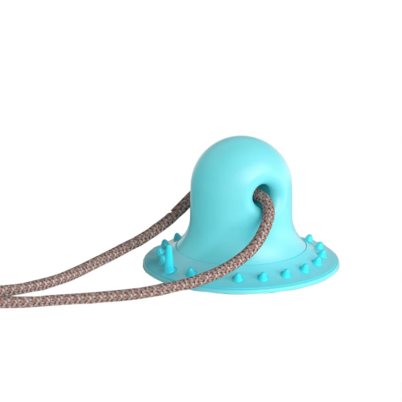 Dog Suction cup Toy Golden Retriever Bite-Resistant Ball Pet Teddy Training Rubber Molar Rod Puppy Leakage Food | Дом и сад