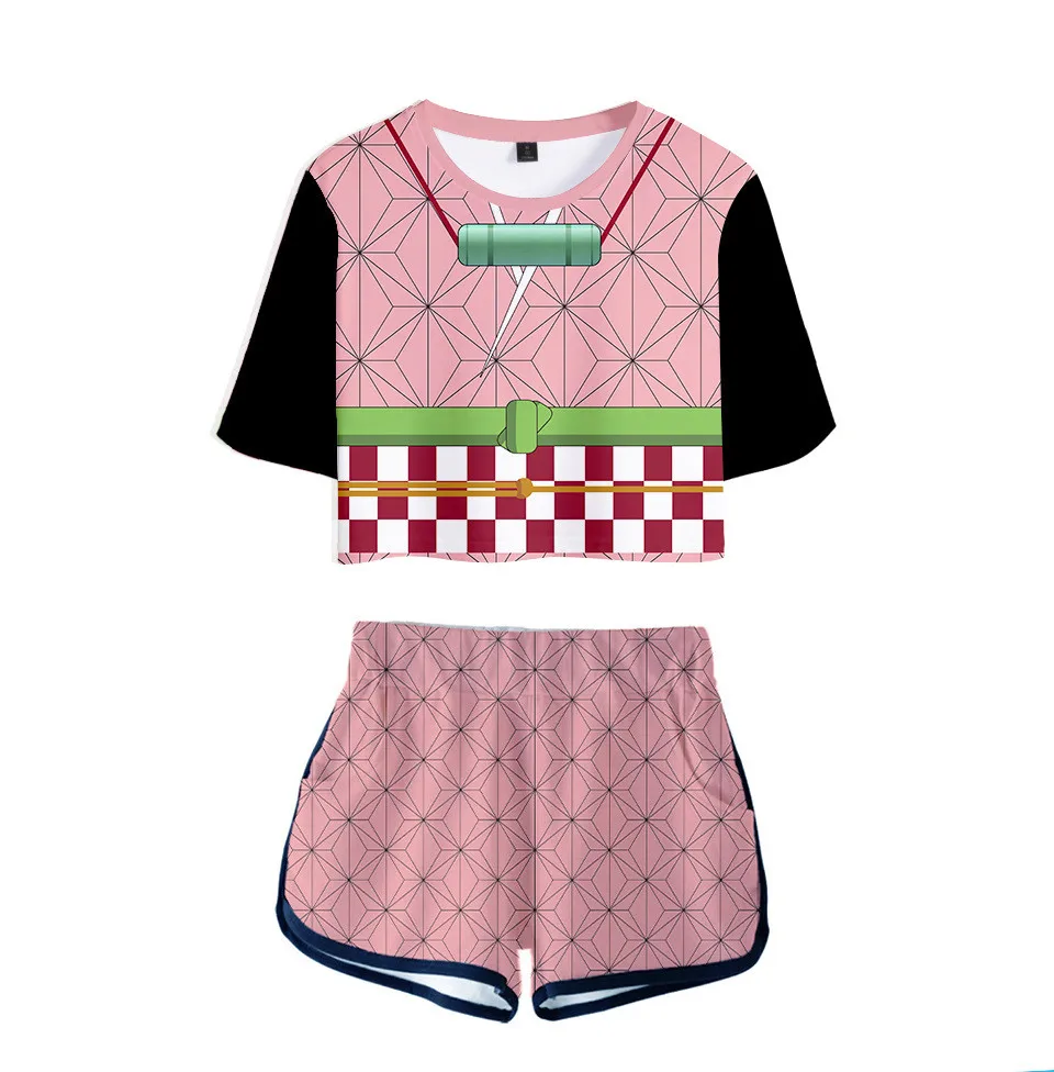 Для женщин Верхняя одежда из двух частей обувь для косплея Аниме Демон