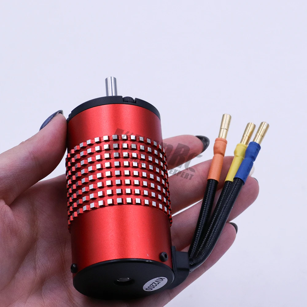 KrunRc Leopard Hobby 4274 бесщеточный мотор 2200KV 4-полюсный для RC 1/8 автомобиля | Игрушки и