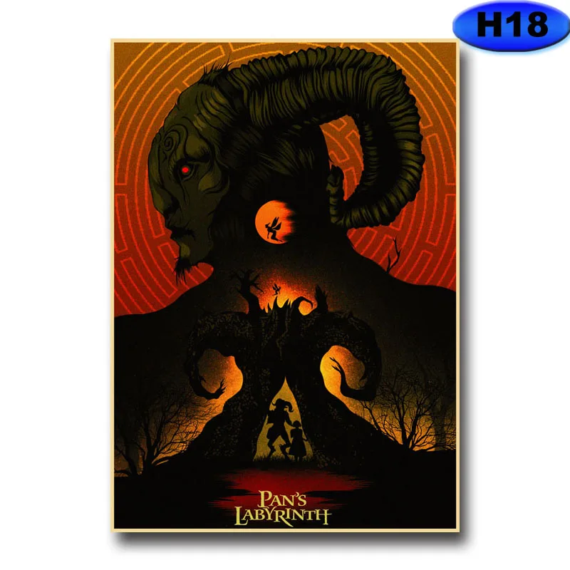 

Home Wall Art Decor Classic Movie Collection Posters Retro Kraft Paper The Thing/mad Max Poster Living Room Bar Art Painting