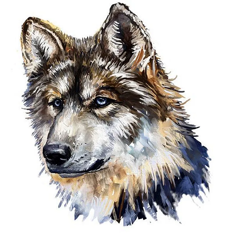 Нашивки с волчьей головой термонаклейки на одежду наклейки сделай сам