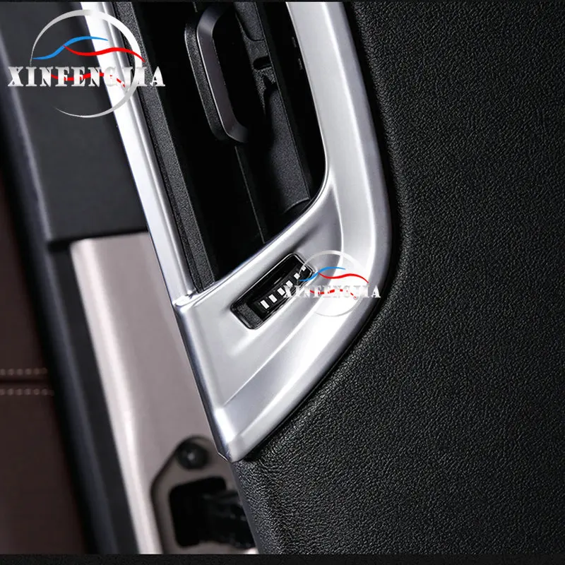 Для BMW 5 серии G30 G31 17-18 2 шт. хромированный АБС задняя крышка для выпуска воздуха |