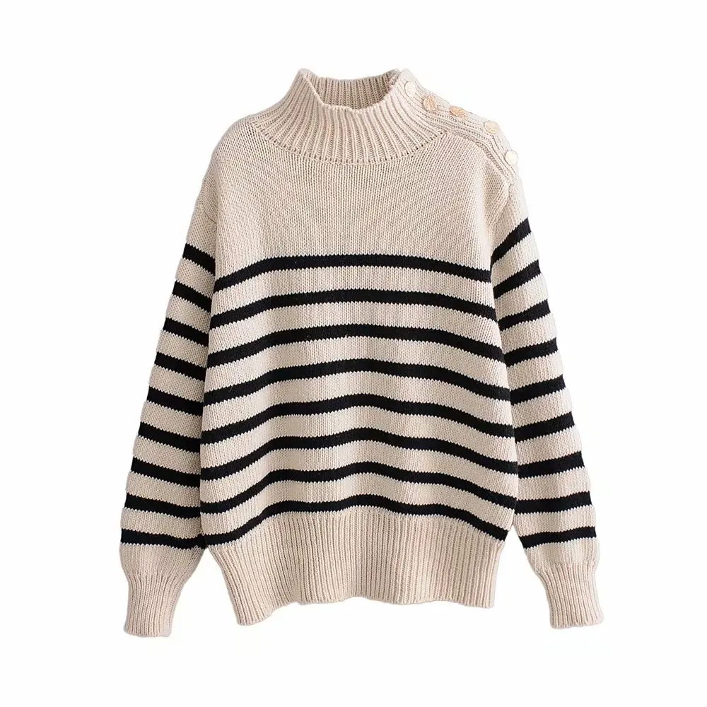 Za высококачественный Женский свитер с высоким воротом зимние пуловеры 2019 новые