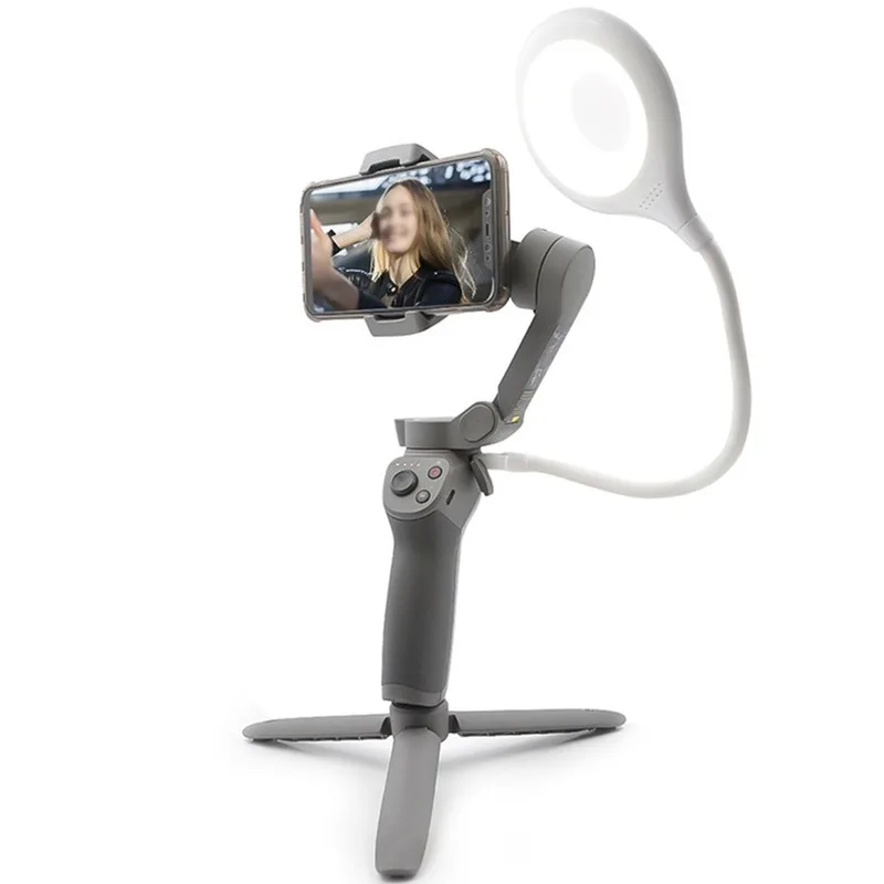 For DJI OM 4 Handheld Gimbal 360 Degree Rotation USB Light Photography Studio Fixed Bright Led Video for OSMO Mobile 3 | Электроника