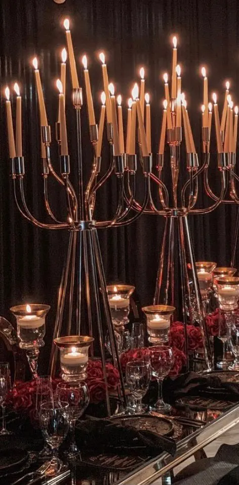 S Nordic Set Wedding Tapered Gold Votive Candlesticks For Wedding Centerpiece Senyu2589