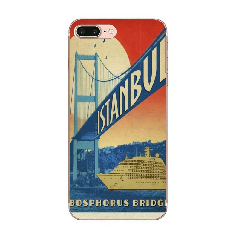 Турция Стамбул дорожный плакат силиконовый чехол для телефона Huawei Mate 30 20 10 9 lite Y9 Y7
