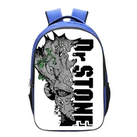 dr stone backpack student school bag high capacity fashion knapsack anime cosplay travel bag boy girl bag back to school gift