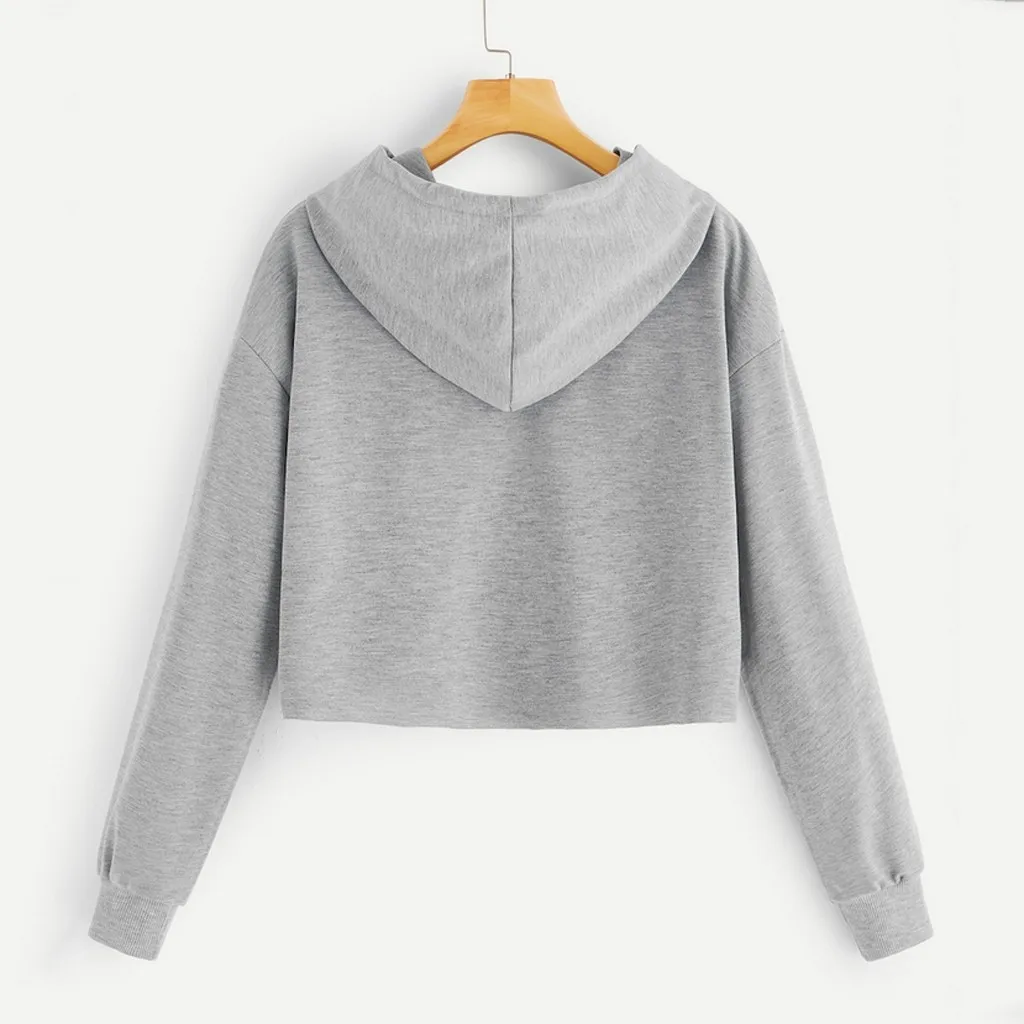 Женский пуловер с капюшоном удлиненный джемпер Мешковатый свитшот длинными