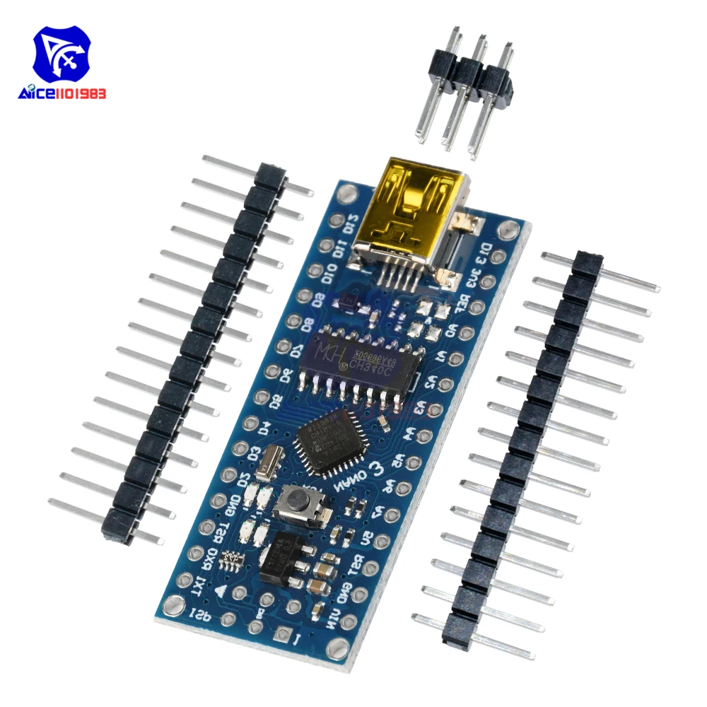 Diymore Nano V3.0 ATmega168 CH340 CH340G мини USB микроконтроллер модуль макетная плата для Arduino|nano
