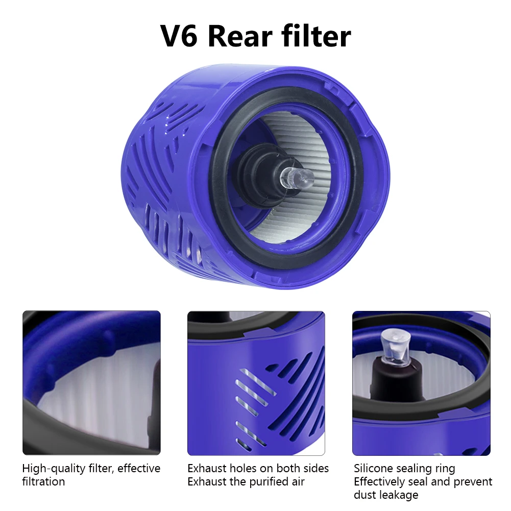 

HEPA Post-Filters V6 V7 V8 V10 V11 Pre-Filters DC30 Cordless Absolute Animal Vacuum Cleaners Replacement Accessories For Dyson