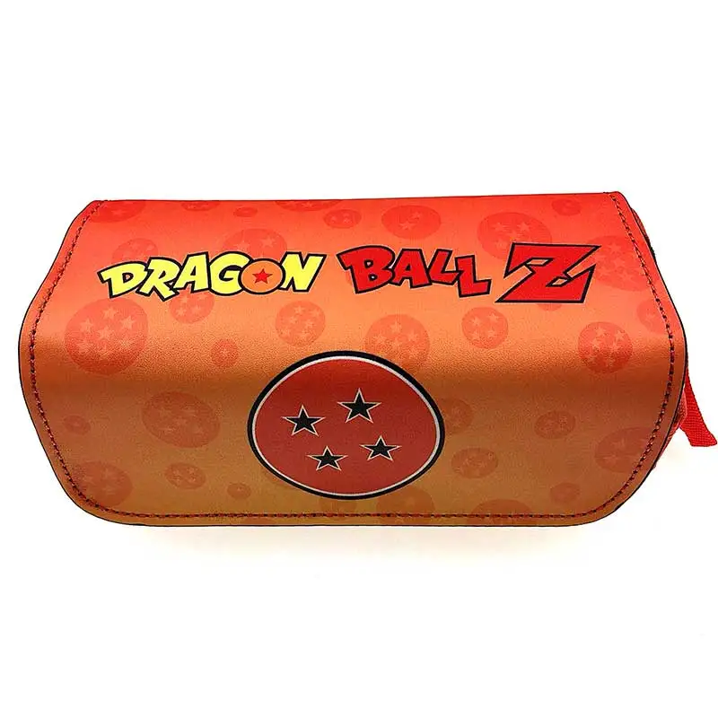 Dragon Ball Z пенал мяч Дракон аниме персонажи черепаха большой емкости молнии ручки, карандаши, Канцтовары PU косметички, чехлы для кистей