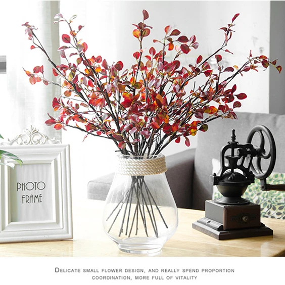 

Forest Dead Branches Flower Crafts DYI Small Hand Feeling Leaf Plants Background Wall Home Decoration Simulation Potted Plants
