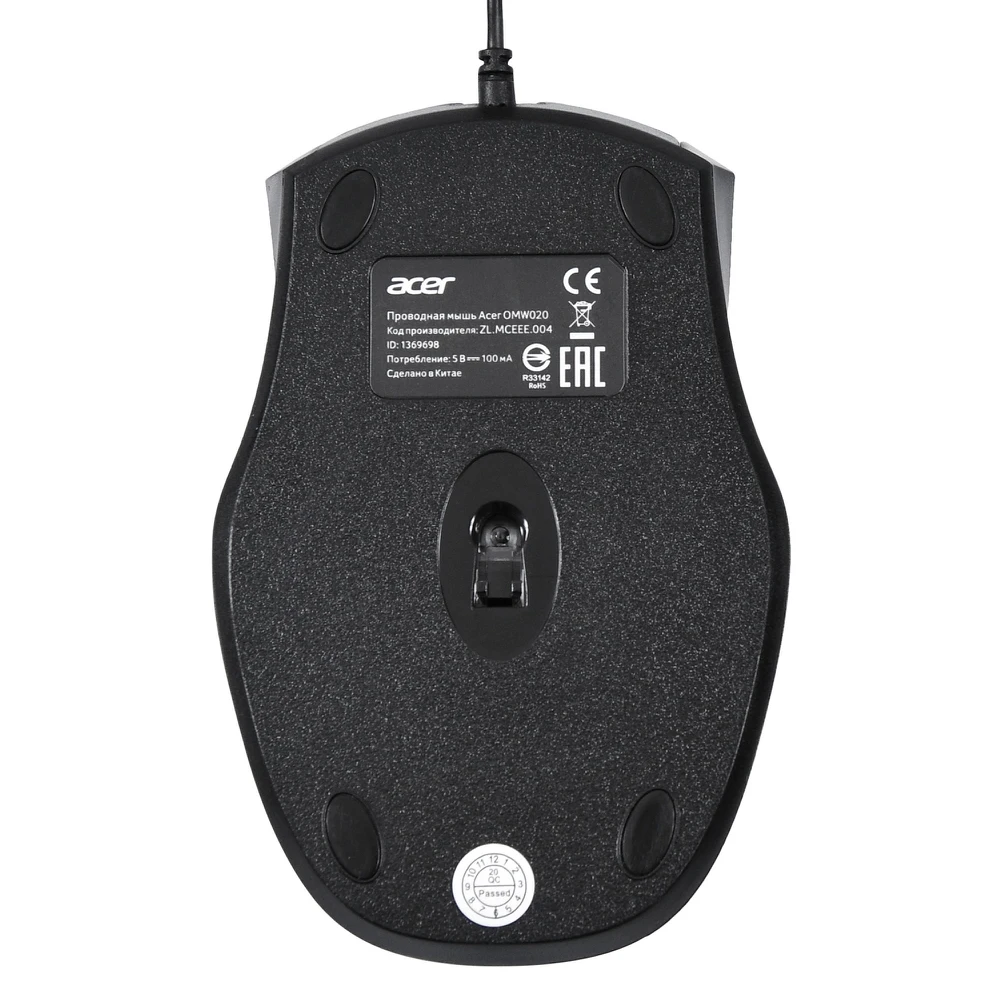 Мышь Acer OMW020 черный ZL.MCEEE.004 | Компьютеры и офис