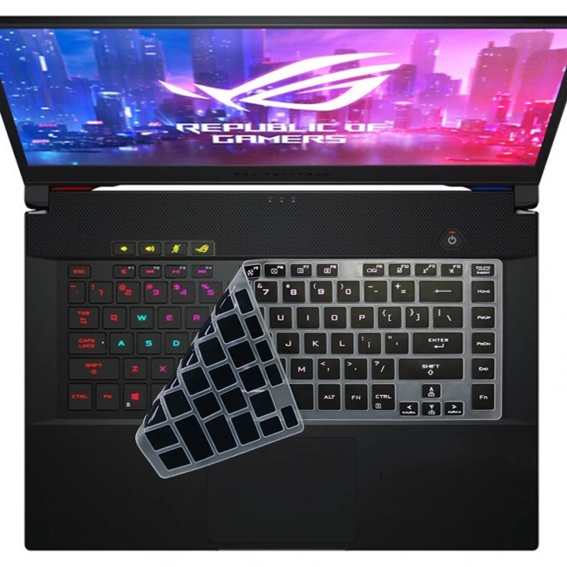 

Силиконовый защитный чехол для клавиатуры ноутбука ASUS ProArt StudioBook 15 Pro W500 / H500 15,6 дюйма