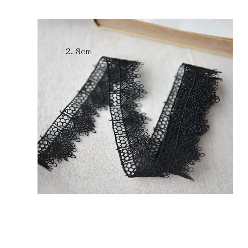 

F897 Fine Water-soluble Embroidery Lace Doll Lace Clothing Fabric Lace Wide-2.8 Cm