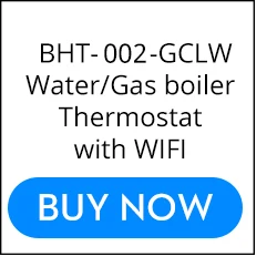 Умный дом BHT-6000-GALW водяное Напольное отопление ЖК сенсорный экран Wifi термостат с пультом дистанционного управления работает с Alexa Google Home