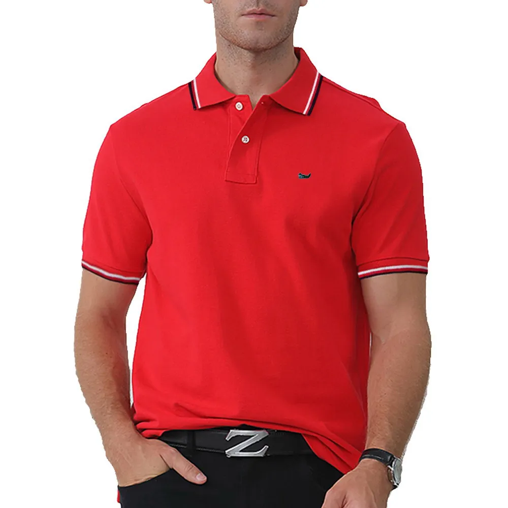 

European Size Pure Cotton Men Polo Shirt Embroidery Patch Polo Men Short-sleeved Polo Shirts Casual Top Men Clothes 4 Colors 906