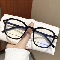 new 2021 unisex tr90 computer glasses frame women vintage anti blue light gaming eyewear men optical spectacle eyeglass uv400