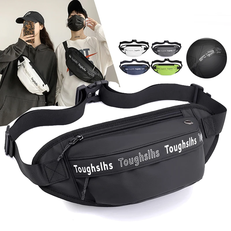 

Мужская, женская, Мужская нейлоновая поясная сумка, светоотражающий пояс для бега