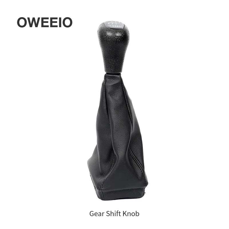 

OWEEIO Knob Lever Stick Gear Shift Knob Shifter For Mercedes Benz CLASSIC 5/6 Gear W202 Shift Handle Ball Dust Cover Gear Lever