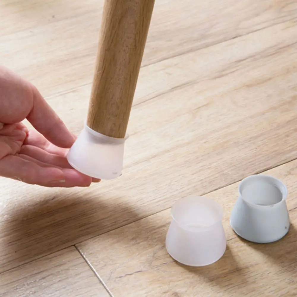 4 шт./компл. общего резиновые стол и стул закрывающий ступни домашняя накладка под