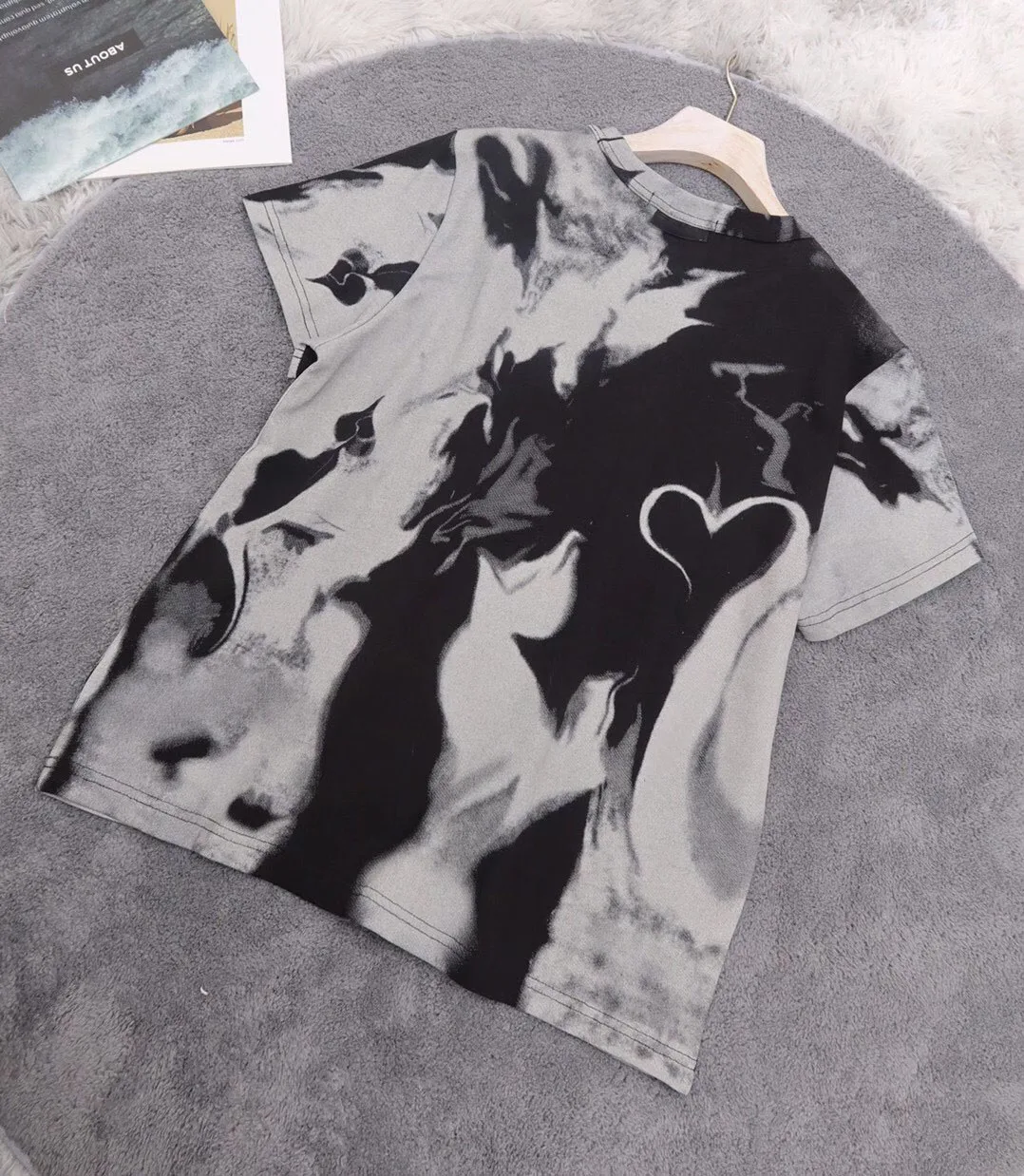 

2021 Summer Woman's Shirts Art Printed Loose Cotton High-end Tees Young Tops Casual T-shirts