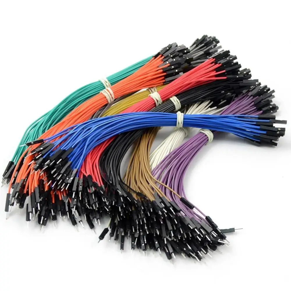 

High Quality Universal 40Pcs 2.54MM 20CM Double-headed Male Random Wire Color Cable 2019 NEW To Dupont For Jumper Female R3F1