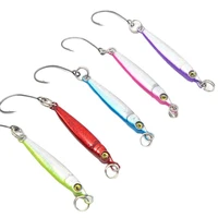 news fish lure 3g 3 2cm jig hard bait long cast small metal lure single hook fishing tackle small jig lure pesca