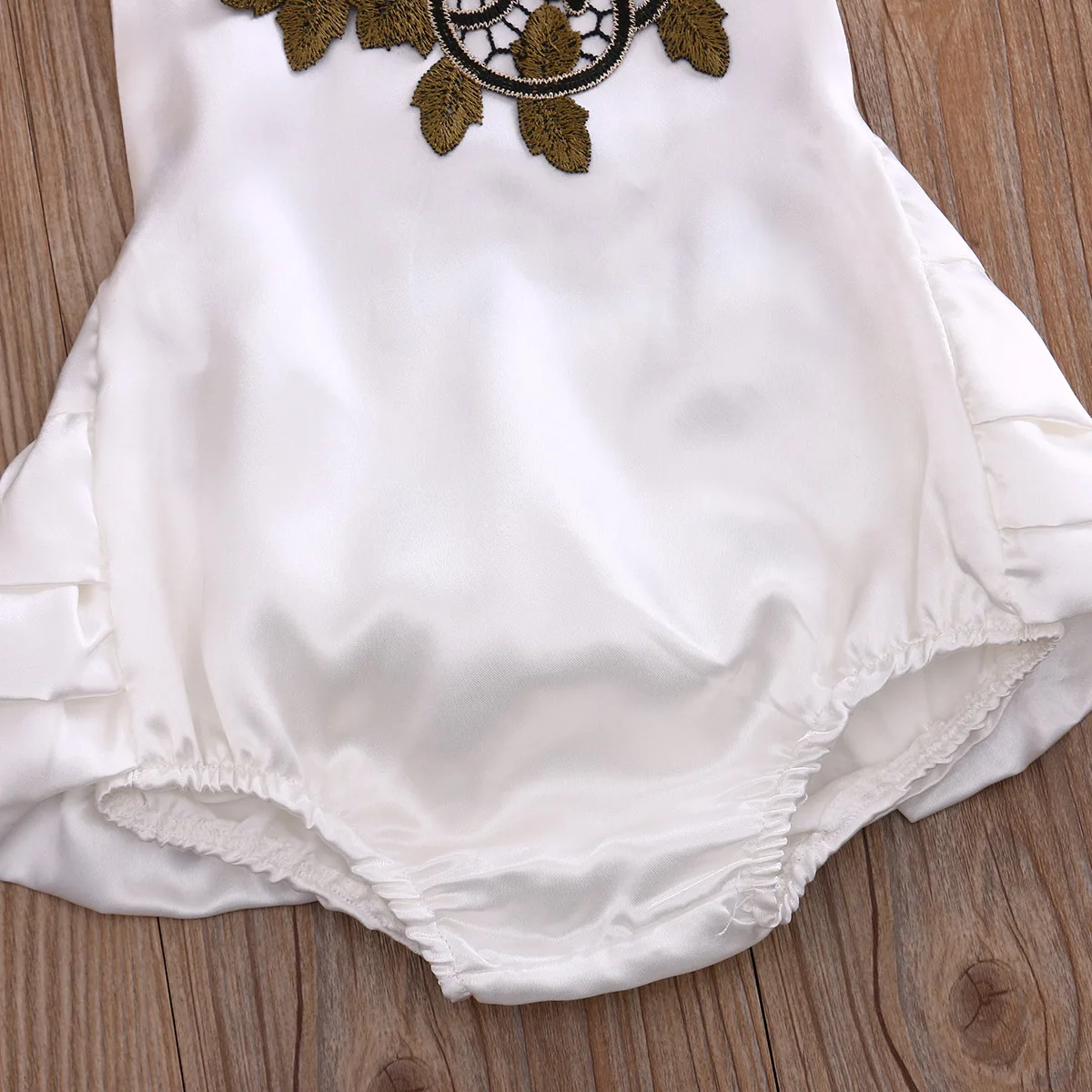 

2020 Toddler Kids Baby Girl Summer Floral Sleeveless Backless Halter Ruffles Bodysuits Skirted Bebes Jumpsuit Outfits 0-3Y