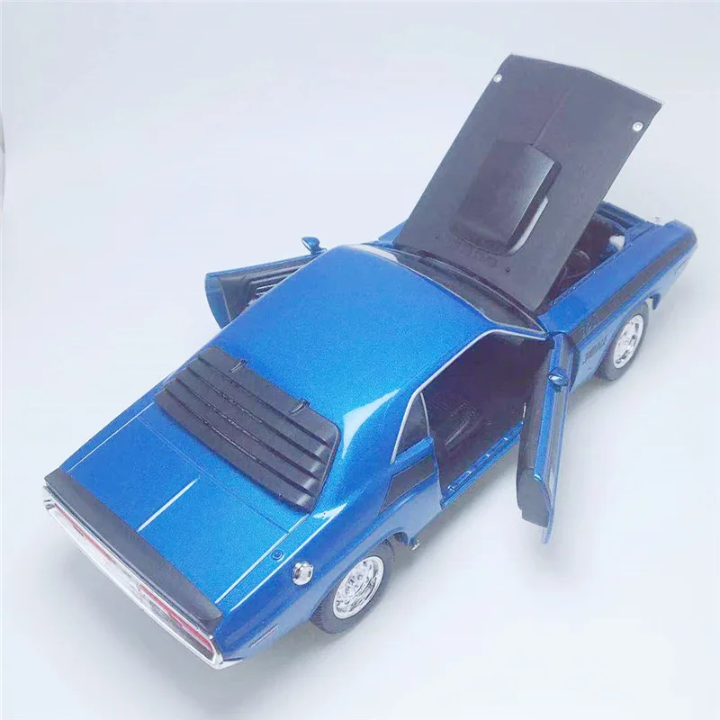 Высокое качество 1:24 Dodge Challenger сплав модель автомобиля, расширенная коллекция и подарок мускул Модель автомобиля украшения