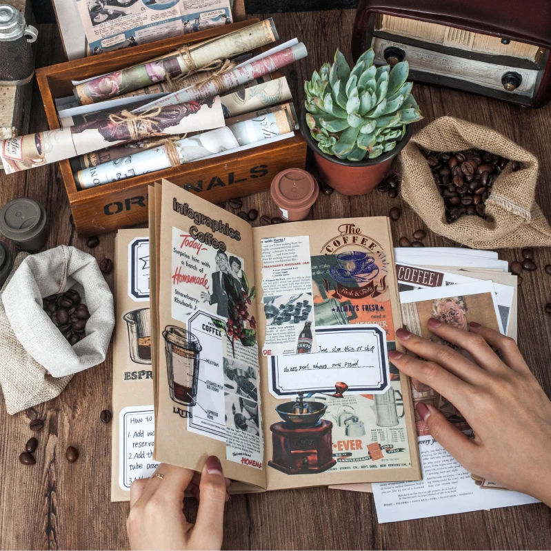 Ретро журнальный блокнот для заметок заметок|Блокноты| |