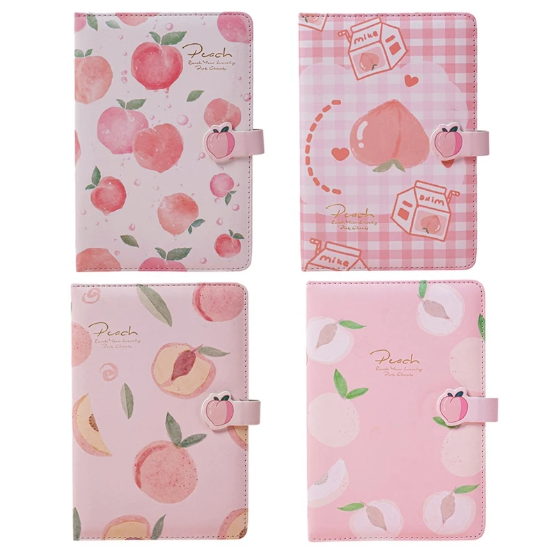 

Colorful Blank Journal Lovely Peach Notebook Sketchbook Agenda Diary Note Book For Women Girl Gift, 192 Pages