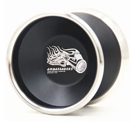 Новое поступление St. Ambassador2.0 YOYO сильная производительность 6061 сфера и нержавеющая сталь внешнее кольцо для профессионального соревнования 1A - Цвет: black