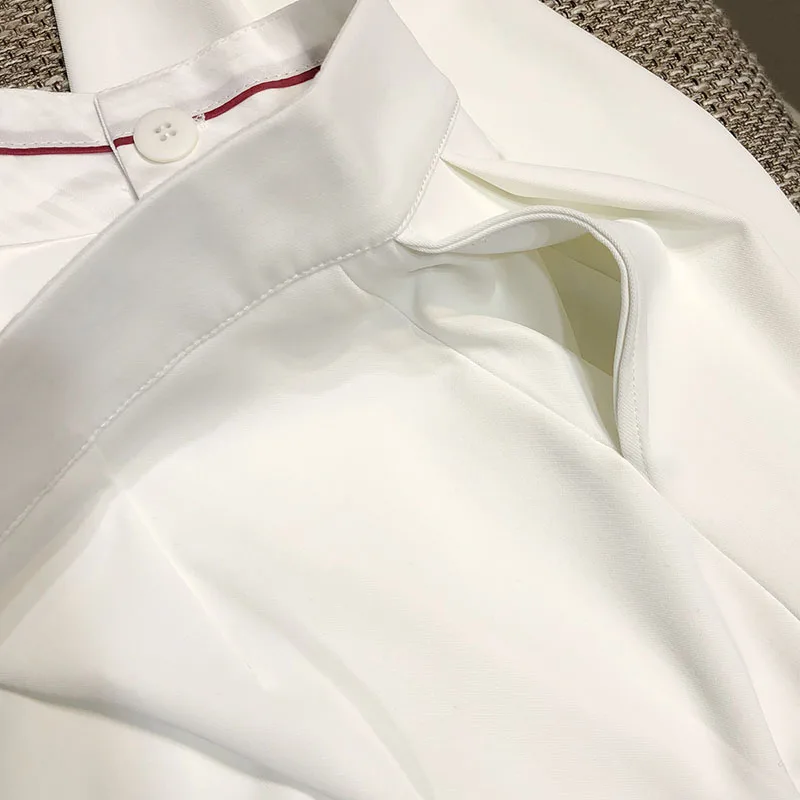 

HARLEYFASHION Women Casual White High Waist Drooping Feeling Straight Long Trousers Fashion Loose Comfortable Wide Leg Pants