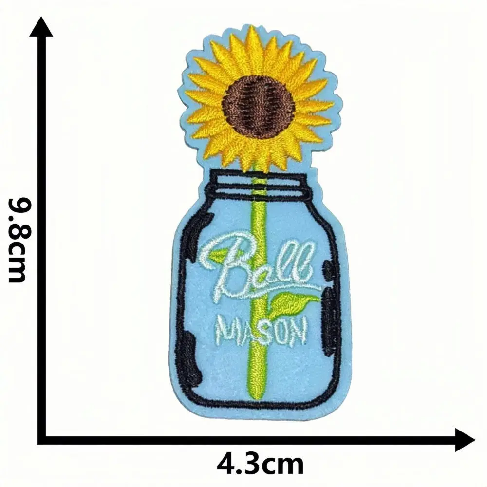 1 шт. Цветок Лук Пламя Птица Морковь Акула Бумажный самолет Кактус Диван Стереоскоп Любовь WiFi Алмазные нашивки Стикеры на одежду.