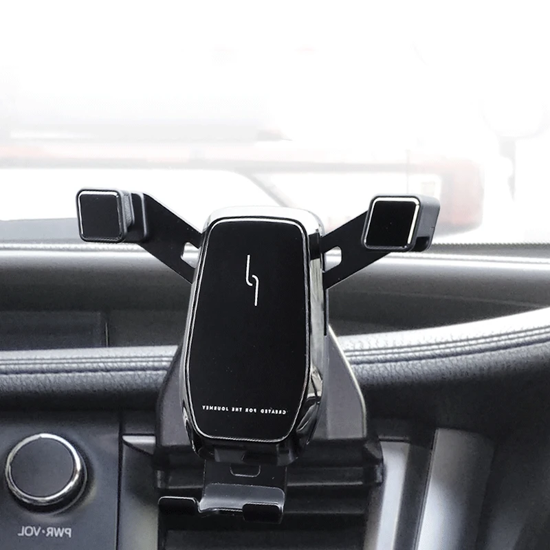 car gps stand air vent mount clip clamp mobile phone holder for toyota highlander accessories 2015 2016 2017 2018 free global shipping