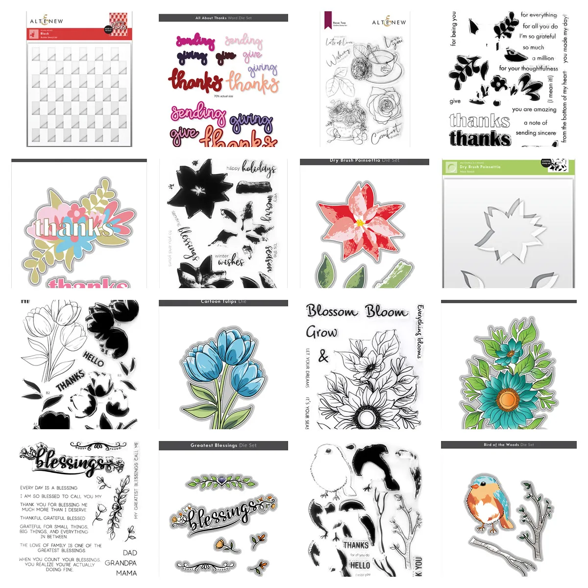 

Joy World Typography Floral Thanks Metal Cutting Dies And Stamps Scrapbook Diary Decoration Stencil Embossing Template DIY 2021