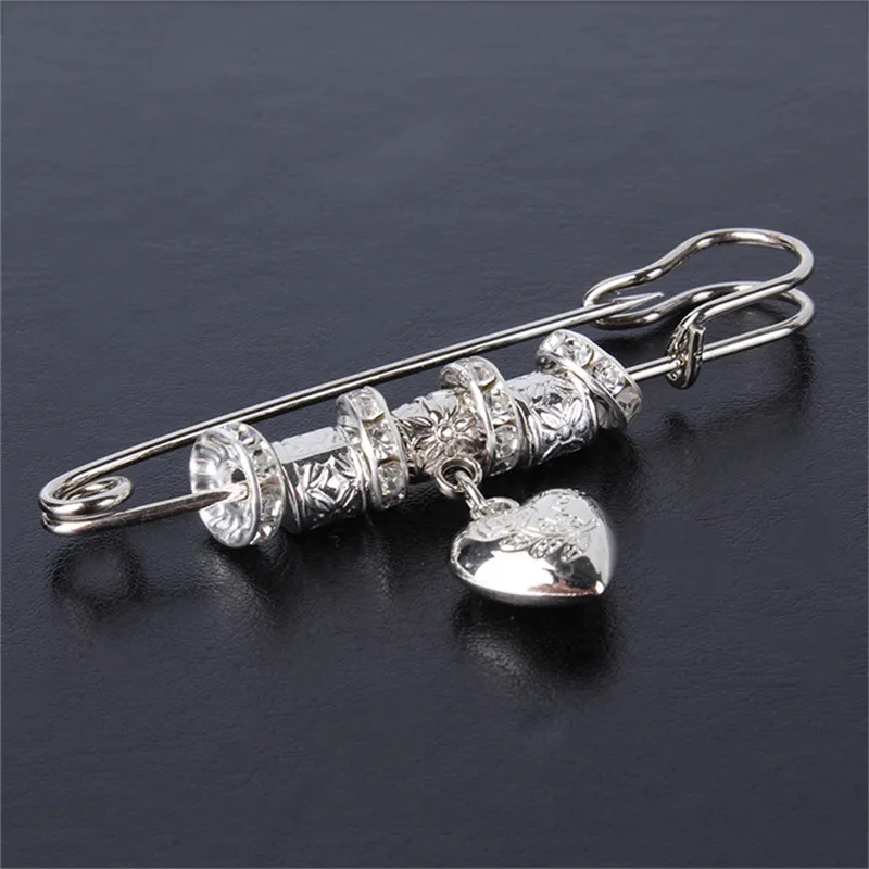 Fashion new Vintage shawl buckle sweater brooch fashion love cardigan pin large scarf body accessories hot sale | Украшения и