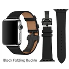 Ремешок из натуральной кожи для наручных часов, браслет для Apple Watch Series 1 2 3