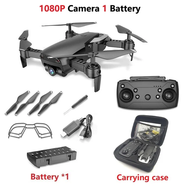 1080P BLACK 1B CB LAUMOX M69 RC Дрон с широкоугольной камерой 4K WiFi HD камера Складной Мини FPV Вертолет дроны VS VISUO XS809HW E58 Дрон - Цвет: 1080P BLACK 1B CB