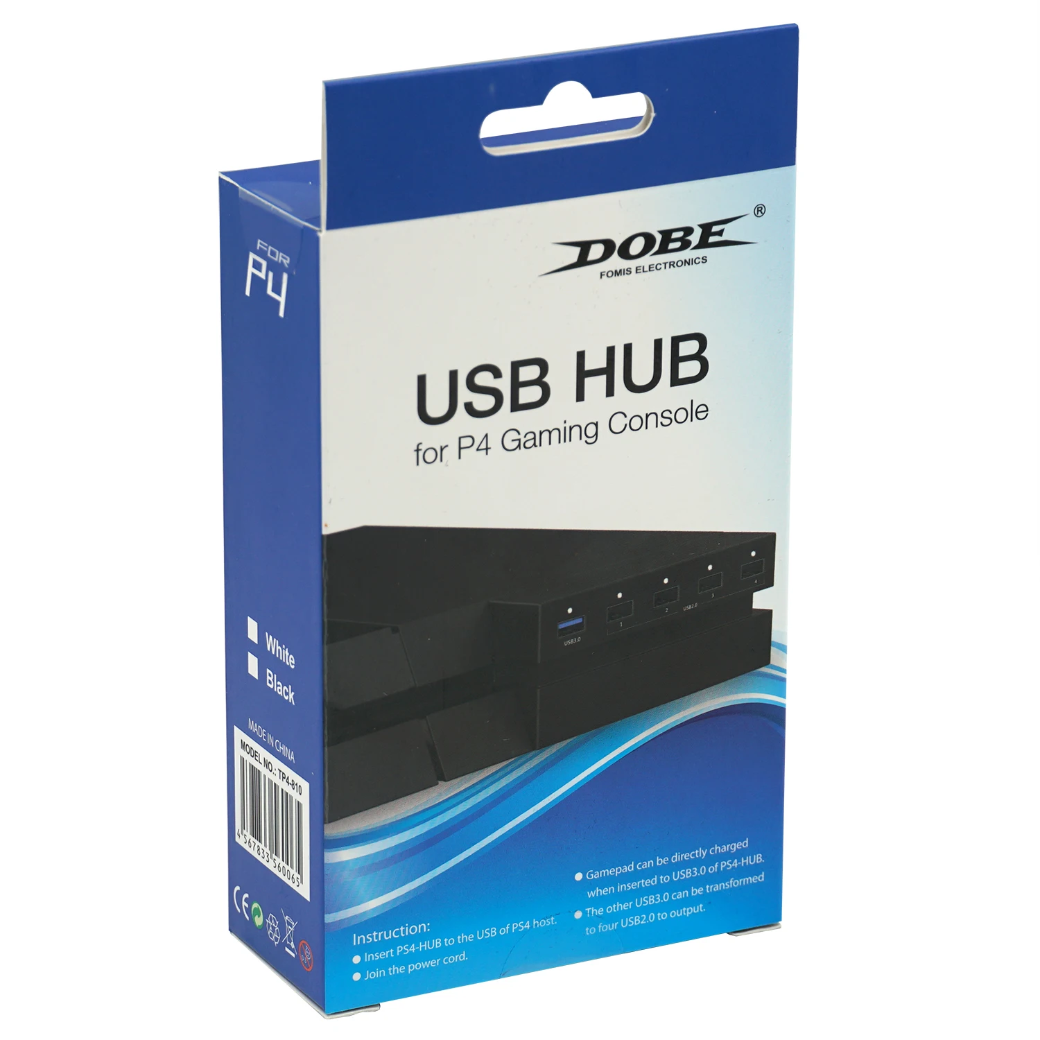 DOBE 2-5 портов usb-хаб 3,0 удлинитель высокоскоростной адаптер со светодиодный индикатором для PS4 для sony для Playstation 4 TP4-810