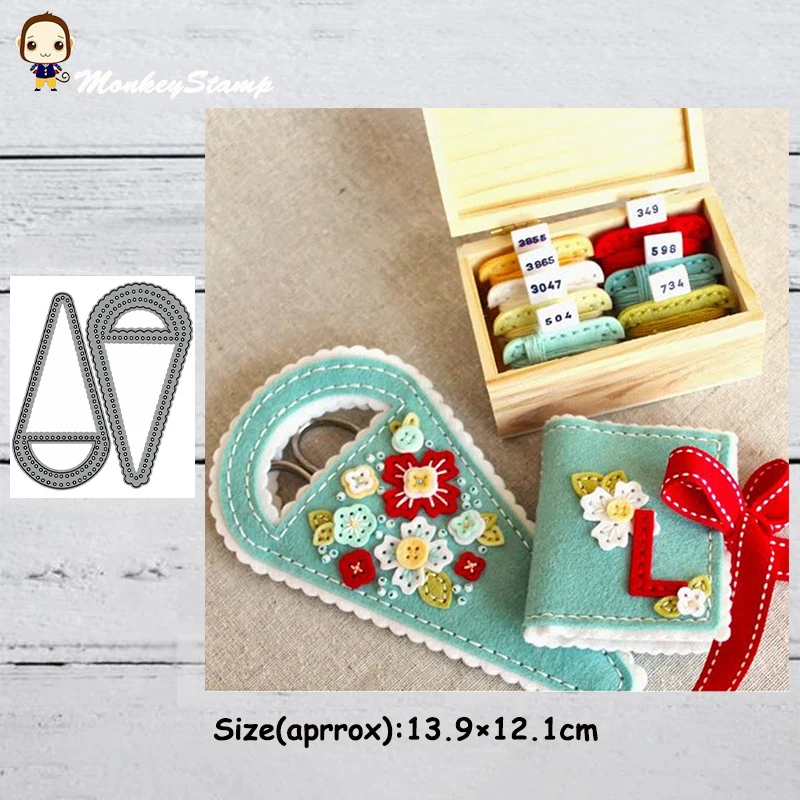 Пенал с обезьяной металлические режущие штампы трафареты для скрапбукинга