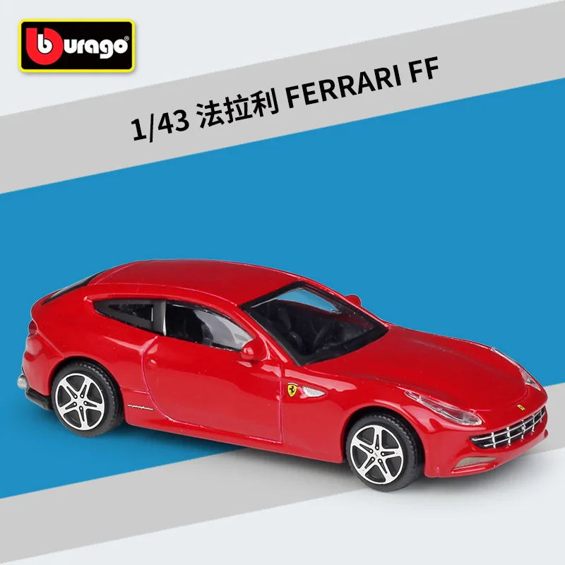 Модель Автомобиля Ferrari FF из сплава Bburago 1: 43 коллекционная Подарочная декоративная