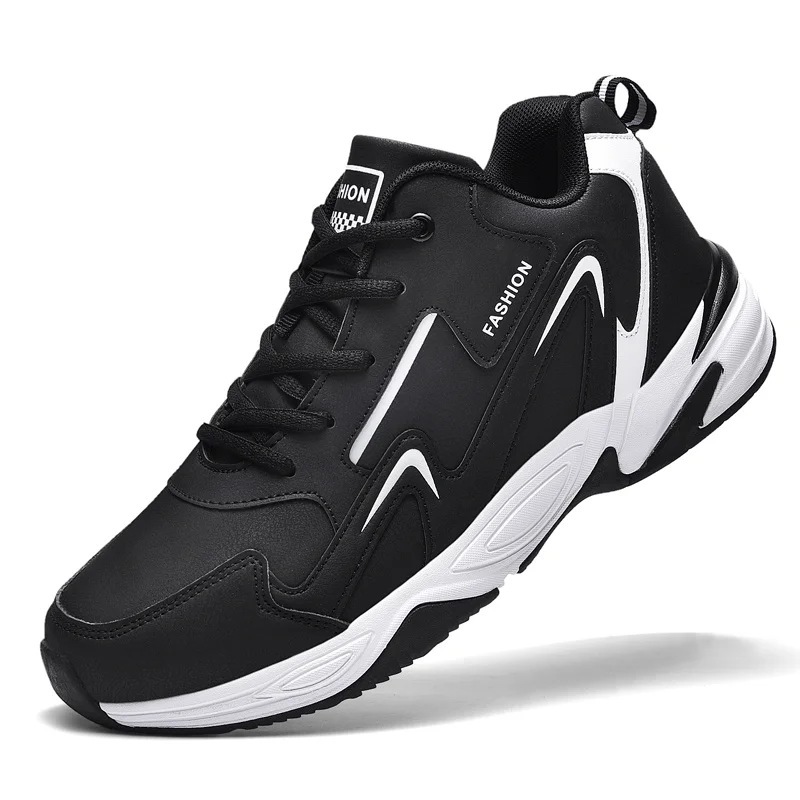 Мужские кроссовки брендовые уличные высокие кеды кожаная теплая зимняя