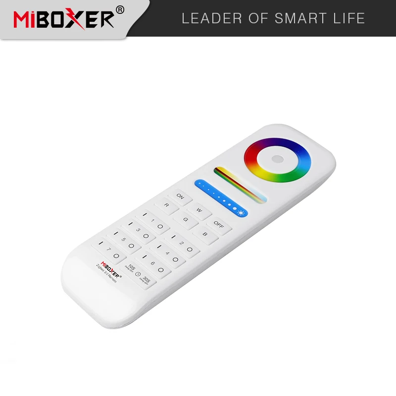 Пульт дистанционного управления Miboxer FUT089Z RGB + CCT (Zigbee 3 0) 7 зон для светодиодной