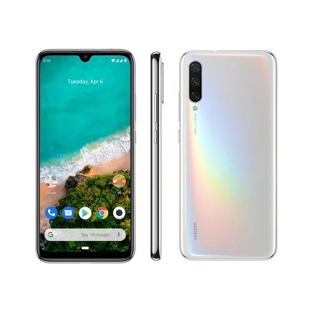 Xiaomi Mi A3 6,088 дюймов AMOLED 48MP Тройная задняя камера 4 Гб 64 Гб 4G смартфон модный многофункциональный смартфон