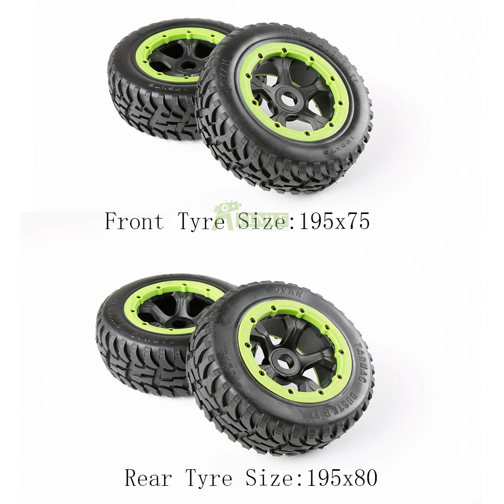 Передние или задние шины для внедорожника комплект 1/5 HPI ROFUN ROVAN KM BAJA 5T 5SC запчасти